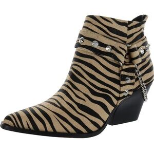 *NWT Jessica Simpson Tiger Print Studded Booties